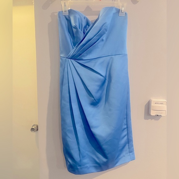 David's Bridal Dresses & Skirts - David’s Bridal Baby Blue Bridesmaid Dress